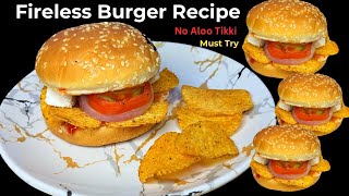 Fireless Burger Unique Fireless Cooking Recipe Fireless Cooking Recipe for Competition [upl. by Cosmo]