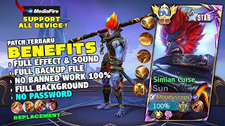 NEW Script Skin Sun Starlight Simian Curse No Password Full Effect amp Voice  New Patch [upl. by Annalee]