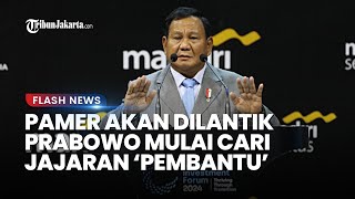 Prabowo Pamer Akan Dilantik Sebagai Presiden Mulai Cari Pembantunya Sri Mulyani Tak Lagi Menkeu [upl. by Wiburg185]