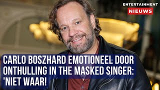 Emotionele onthulling in The Masked Singer raakt Carlo Boszhard diep [upl. by Royd]