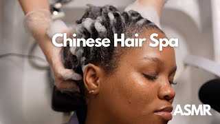 ASMR ✨ ULTIMATE RELAXATION AT A CHINESE HAIR SPA  ASMR SCALP MASSAGE AND SHAMPOO SOUNDS 🫧 [upl. by Beeck238]