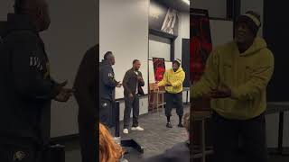 Anthony Mackie  George Nolfi  Coach Prime  Warren Sapp moviepremiere elevation [upl. by Wylma]