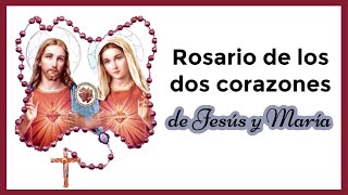 Rosario de los dos corazones de Jesús y María 📿♥️ [upl. by Aihsekal841]