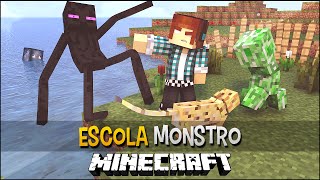 Minecraft Escola Monstro 04 Superando Os Medos  Monster School [upl. by Pryce20]