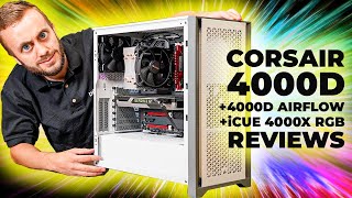 Corsair 4000D  4000D Airflow  iCUE 4000X RGB Reviews  Which is best [upl. by Bianchi]