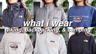 what i wear hiking backpacking amp camping [upl. by Defant610]