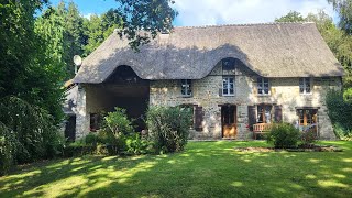 Thatched House with grounds in Normandy thatchedhouse normandyhome frenchpropertyforsale [upl. by Elsi226]