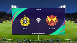 Perak FC vs Selangor FC 20042024 Club Friendly PES 2021 [upl. by Mcconnell]