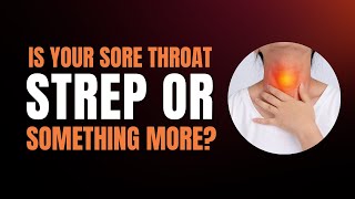 Sore Throat Or Strep  How To Know If Your Have Strep Throat  Is Strep Throat Contagious [upl. by Lesly902]