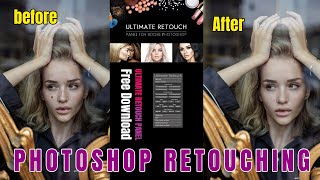 PHOTOSHOP RETOUCHING  Ultimate Retouch Panel Photoshop Plugin Free Download [upl. by Gintz]