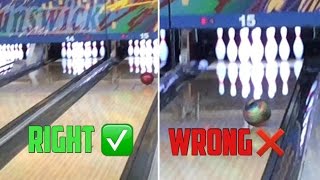 How to curve a bowling ball the RIGHT way [upl. by Idhem]