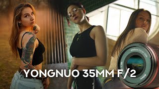 Yongnuo 35mm f2 Sony E  Review [upl. by Athalia]