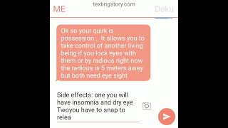 neglected Izuku Aizawa part 1 text chat [upl. by Aroda]