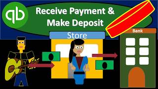 QuickBooks Pro 2019 Receive Payment amp Make Deposit  QuickBooks Desktop 2019 [upl. by Eiveneg]