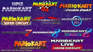 Mario Kart All Victory Themes 19922021 [upl. by Gypsy]