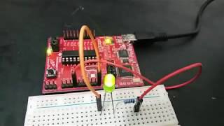 tutorial 10 LED blinking using MSP430G2 LaunchPad [upl. by Anawik204]