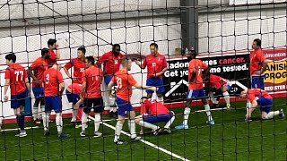 Korea FC Masters vs Hooligans Masters Nov 08 2024 edmontonkoreafc EDSA Premier Indoor Soccer [upl. by Ravert]