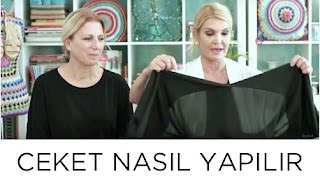 Ceket Nasıl Yapılır  Derya Baykal [upl. by Maroney113]