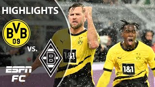 Borussia Dortmund vs Borussia Mönchengladbach  Bundesliga Highlights  ESPN FC [upl. by Imnubulo]