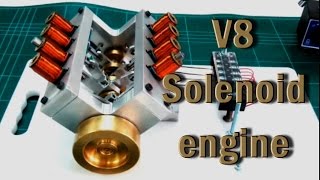 V8 Solenoid Engine BY Joe [upl. by Letnuahc328]