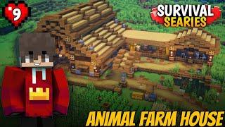 I Built a BIG BARN For Animals In Minecraft 🔥  MCPE ep 9  In Hindi [upl. by Jeannie]