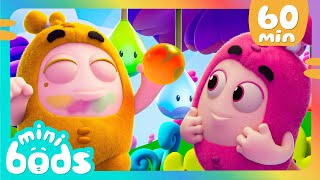 The Bouncy Blob Chaos  Minibods  Mini Oddbods  Baby Oddbods  Funny Cartoons For Kids [upl. by Haik]