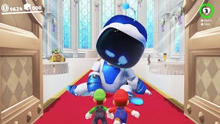 Super Mario Odyssey  Astro Bot Final Boss Fight HD [upl. by Bohun]