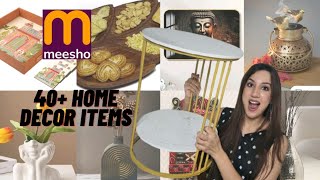 Huge Meesho Home Decor Haul🔥40 Home Decor Items Starts at 150rs Meesho Home Decor Finds ❤️ [upl. by Zurek]