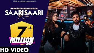 SAARI SAARI RAAT Pragati Ft Shree Brar  Avvy Sra  B2gether Pros  Hindi Songs 2021 [upl. by Razatlab]