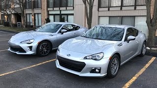 My Subaru BRZ Build vs the 2017 Toyota 86  POV Drive Review Binaural Audio [upl. by Rossing156]