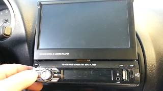 radio MP5 tft 7quot ZEEPIN 9601G not working [upl. by Hallsy159]