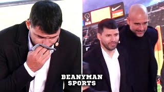 Tearful Sergio Aguero Announces Retirement From Football  Full Press Conference [upl. by Clancy]