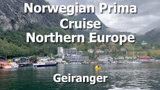 Norwegian Prima  Northern Europe  Geiranger  Norway [upl. by Jasik]