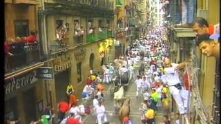 Encierro de San Fermín  11 de julio de 1998 [upl. by Notsniw]