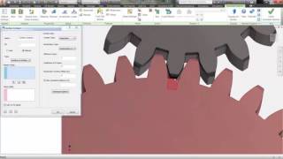 Nastran InCAD  Surface contact [upl. by Hutchison]