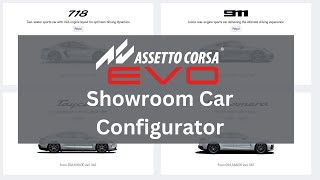 Assetto Corsa Evo  Showroom Car Configurator Planned [upl. by Georgena]