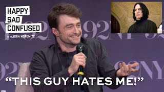 Daniel Radcliffe was very intimidated by Alan Rickman on HARRY POTTER [upl. by Emirac]