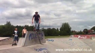 SmoothShot Camera Stabilizer Steadycam Skate boarding [upl. by Aicats993]