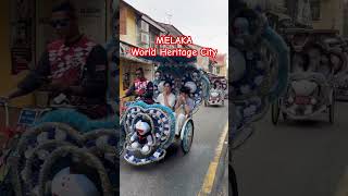 Melaka — World Heritage City travel heritage peranakan nyonya river trishaw beca malacca [upl. by Nirel753]