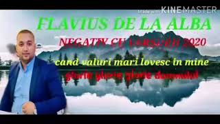 Negativ amp versuri valuri mari lovesc in mine  Flavius de la alba nou 2020 [upl. by Chimene]