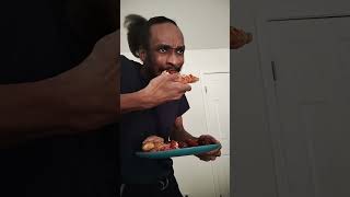 Trying Papa Johns Cinnamon Pull Aparts and Wings [upl. by Gusty904]