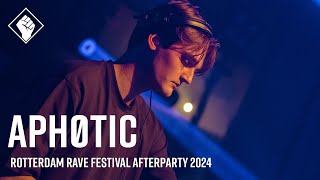 Rotterdam Rave Festival Afterparty 2024  APHØTIC [upl. by Nil]