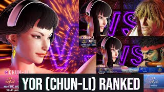 Yor Forger ChunLi  Street Fighter 6 Ranked [upl. by Hackney]