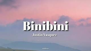 Binibini  Justin Vasquez Cover lyrics [upl. by Mirisola]