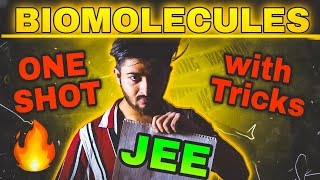 🔥🔥BIOMOLECULES ONE SHOT REVISION😱😱 with tricks 😉 JEE 2024 iit jee physicswallah jee2024 [upl. by Pavlov]