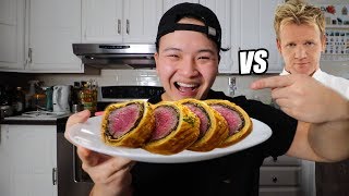 I Tried Making Gordon Ramsays Most Famous Dish Beef Wellington [upl. by Tolman]