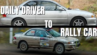 Rally Car Build In 5 Minutes Timelapse  Daily Driver To Rally Race Car [upl. by Alicirp]