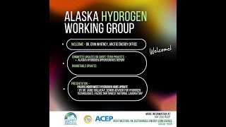 Alaska Hydrogen Working Group Apr 2 2024  PNNLs “Pacific Northwest Hydrogen Hub Updatequot [upl. by Lipfert479]