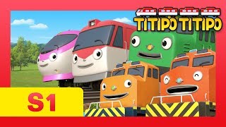 Titipo S1 episodes Compilation l EP 16 66 mins l Train shows for kids l Titipo TItipo [upl. by Law]