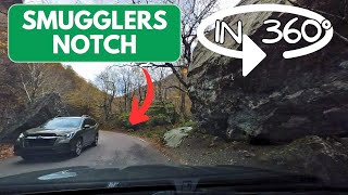 Vermonts Most Dramatic Road  Smugglers Notch Pass In 360° [upl. by Balsam]